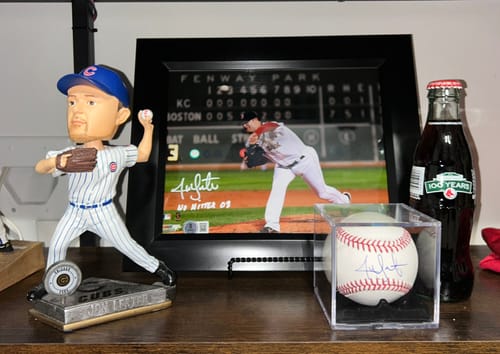 Customer photo review of Jon Lester Autograph Signing