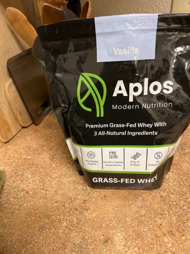 Customer photo review of Grass-Fed Whey