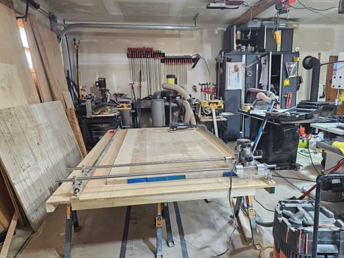 Customer photo review of Router Sled - Wood Slab Flattening Mill
