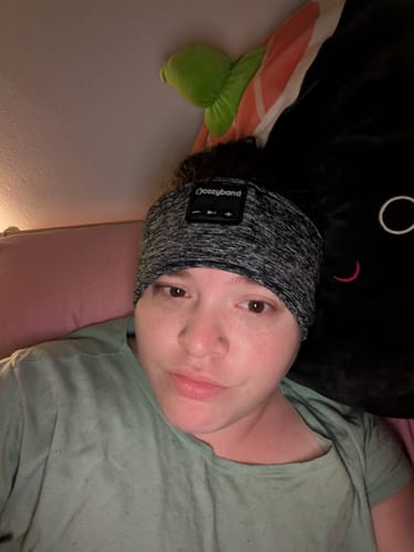 Customer photo review of CozyBand Wireless Headphones