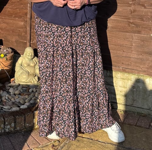Customer photo review of 3 Metres, Premium Quality, Printed Dressmaking Viscose - 55" Wide (Night)