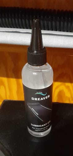 Customer photo review of Dreaver - Smeerolie Voor Loopband - 100% pure silicone olie - 120ml