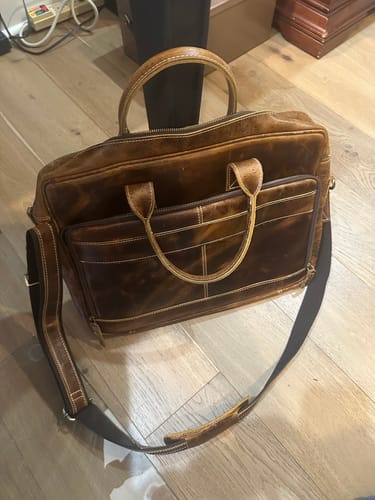 Customer photo review of Bison Elite Office Briefcase