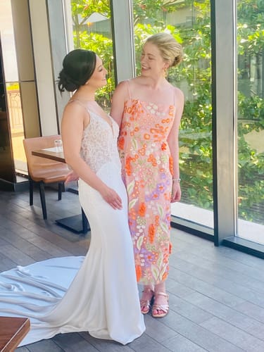 Customer photo review of Delight Midi Dress by HELSI - RENTAL