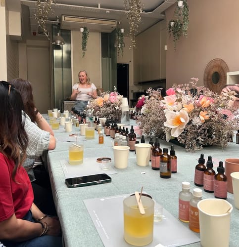Customer photo review of Aromatherapy Candle Making Workshop, SHOREDITCH LONDON - £42