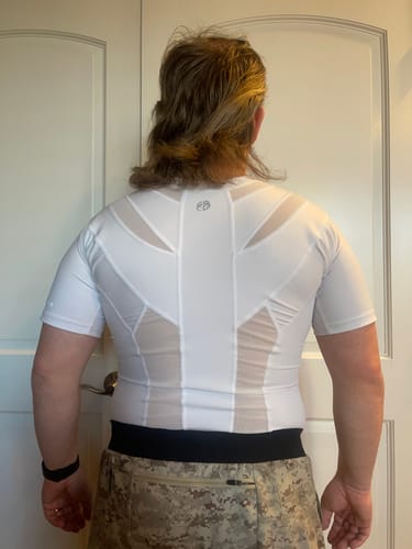 Customer photo review of Posture Shirt For Men - Pullover