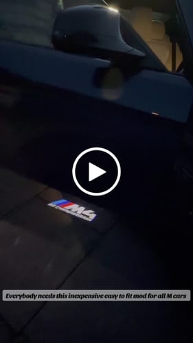 Customer video review of BMW LED DOOR LIGHTS
