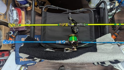 Customer photo review of GOOFISH® Solid Nano 6'6" (195cm) Best Slow Pitch Jigging Fuji Saltwater Jig Pole Light Micro Shore Jigging Rod Offshore Jigging Fishing Rods