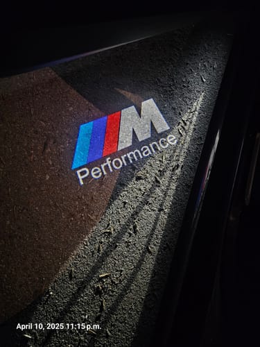 Customer photo review of BMW G SERIES DOOR LIGHTS