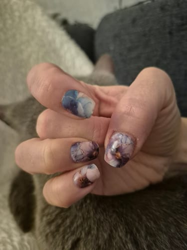 Kundenbewertung mit Foto zu UV Gel: Crystal Merlot