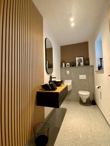 Customer photo review of Akustikpaneele Natürliche Eiche - 240 cm x 60 cm