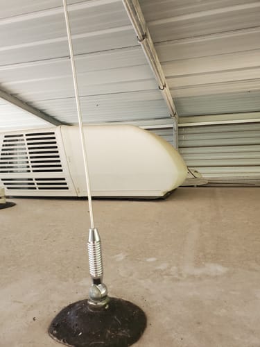 Customer photo review of Magnadyne RV70 | Recreational Vehicle Stainless Steel 31" Antenna & Spring Base