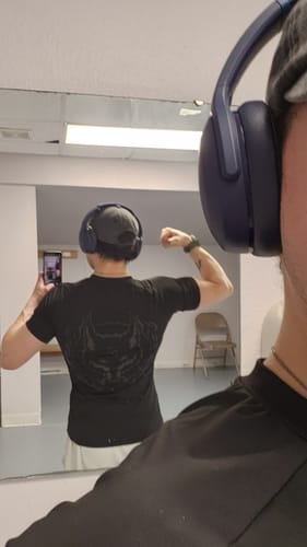 Customer photo review of Divine Hound Compression Tee