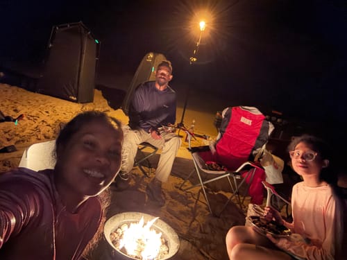 Customer photo review of The Original Fire Reflector