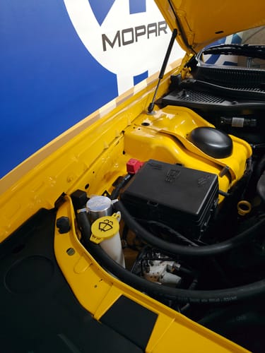 Customer photo review of Speedlogix Oil Catch Can w/ Fender Mount 2005-2023 Challenger/Charger