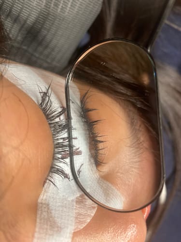 Customer photo review of LD Curl Eyelash Extensions