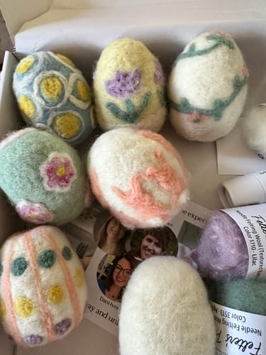 Erin B. review of Easter Egg Party Needle Felting Kit image 1 out of 1