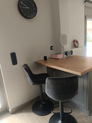 Customer photo review of Σκαμπό για Πάσο Κουζίνας Σετ 2 τεμ Κάθισμα Μπαρ Ρυθμιζόμενο Ύψος 63-84 εκ Διάφορα Χρώματα LJ-B195W02