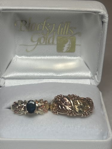 undefined review of Genuine Sapphire - Black Hills Gold Ladies Ring image 1 out of 1