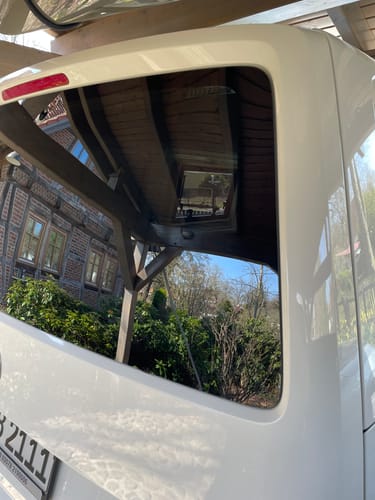 Customer photo review of Heckscheibe Heckklappe T6 - T6.1 (ohne Wischer)
