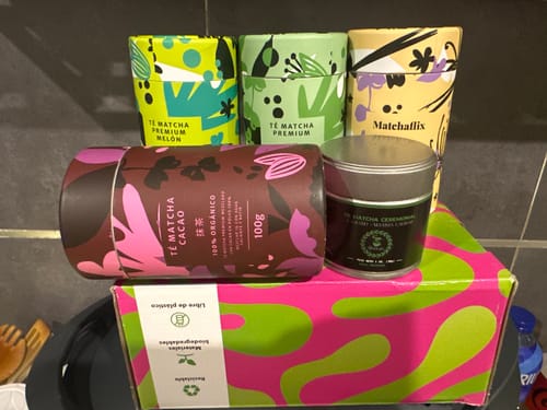 Customer photo review of Té Matcha Premium Cacao