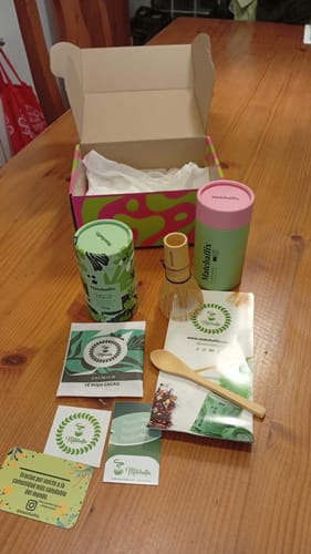 Customer photo review of Té Matcha Premium 100% - (para 1 -3 meses)