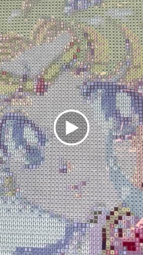 Customer video review of One Piece: Luffy Gear 5 Nika Pop Art - Anime Diamond Painting