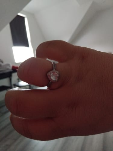 Customer photo review of Forever In My Heart Urn Ring