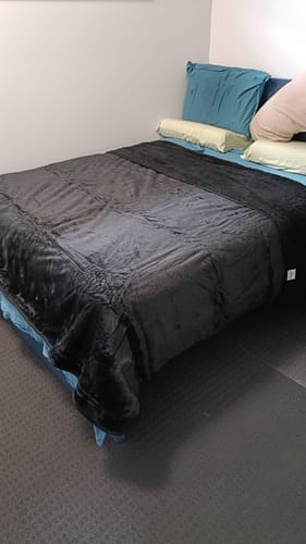 Customer photo review of Waterproof Splash Blanket™- Black on Black The OG