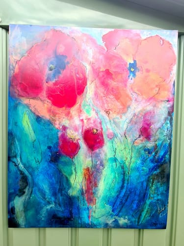 Customer photo review of Aquarylic Color Starter Set – Für alle, die leuchtende Kunst erschaffen wollen!