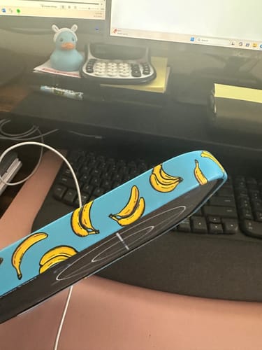 Customer photo review of Go Bananas Edge Tape (3 pack) - Pickleball Paddle Edge Tape