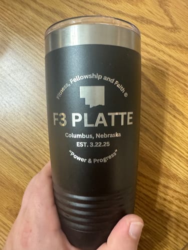 Customer photo review of (6) 20 oz. Custom Engraved Tumblers