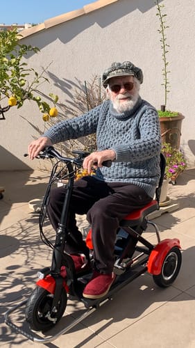 Customer photo review of Tricycle électrique 3 roues pour PMR et seniors avec siège 300/600w modèle S2