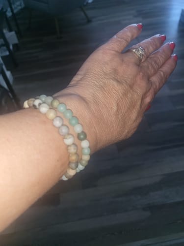 Customer photo review of STACKER - AMAZONITE (POS)