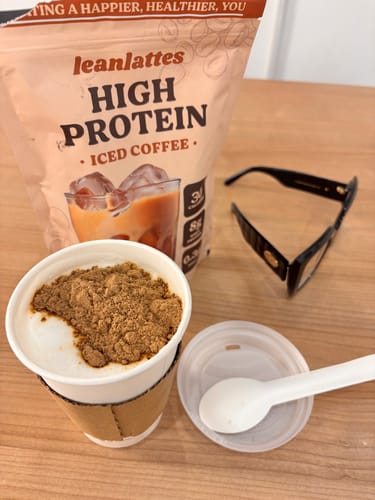 Customer photo review of High Protein Lean Coffee 🤩