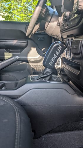 Customer photo review of Jeep JL or JT Shifter Package