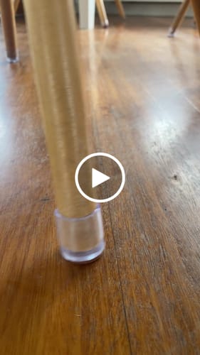 Customer video review of Round Felt Silicone Chair Leg Protectors | Extra-Durable Chair Floor Protectors
