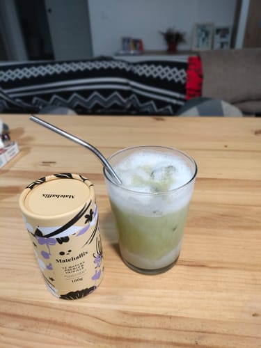 Customer photo review of Té Matcha Premium Vainilla