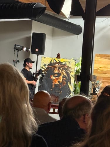 Customer photo review of Saturday, March 29th - Worship Event - Live Painting with Vanessa Horabuena