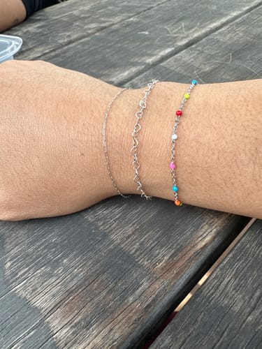 Customer photo review of Create Your Forever Jewelry with Pretty Pickie | Book Now ✨