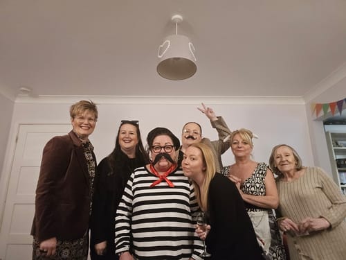 Customer photo review of Bake Off Themed Murder Mystery Game Kit