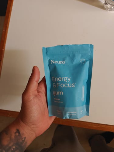 Customer photo review of Energy & Focus Gum