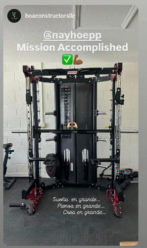 Customer photo review of RitFit BPC05 Smith Machine Home Gym Package