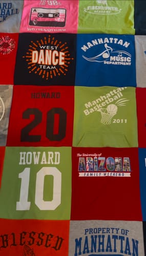 Stephanie B. review of Premium T Shirt Quilt image 1 out of 2