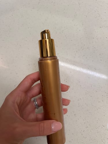 Customer photo review of Bronze-On Shimmer Body Luster