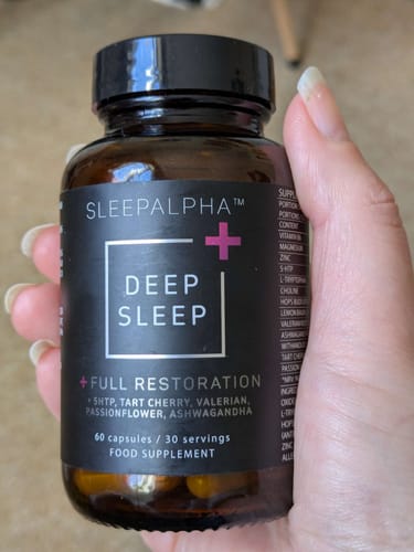 Customer photo review of Deep Sleep + Full Restoration Natural Sleep Relief