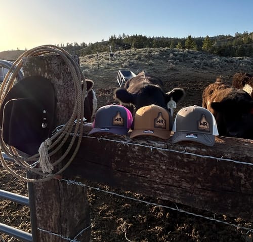 Customer photo review of Cattle Ear Tag Shape Custom Leather Patch Hat