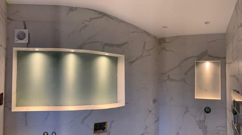 Customer photo review of 3W Chloe LED CCT 2800K/4000K/6000K Colour Changing Fluted Marker Light, Mini Downlight, Niche/Alcove/Soffit Light Brush Nickel / Satin Nickel (Non Dimmable Driver Included)