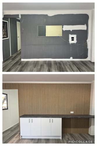 Customer photo review of Warm Oak | Acoustic Panel