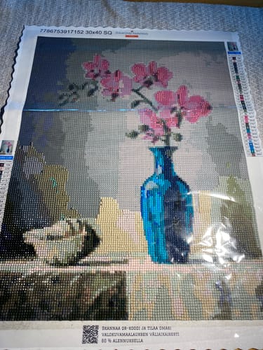 Customer photo review of Diamond Painting -maalaus omasta kuvasta